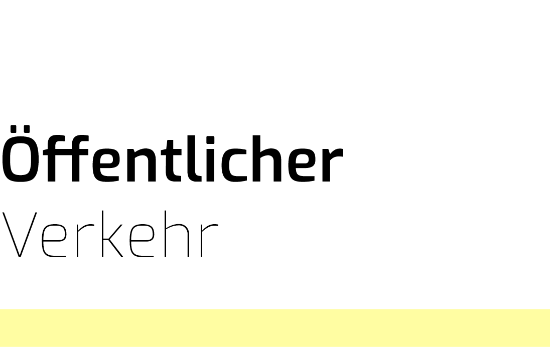 Öffentlicher Nahverkehr