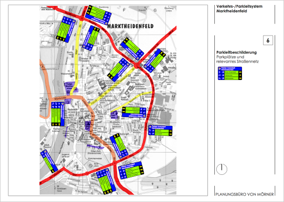 Parkleitsystem Marktheidenfeld